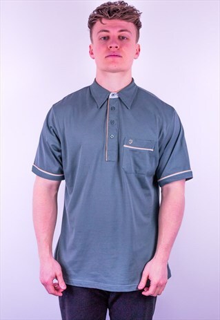 VINTAGE FARAH POLO SHIRT IN GREEN