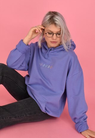 G&G UNISEX VIOLET ORIGINAL GG HOOD