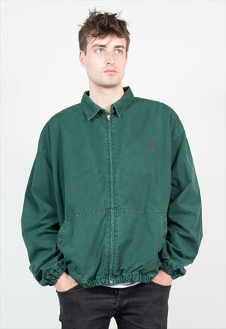 RALPH LAUREN GREEN BOMBER JACKET
