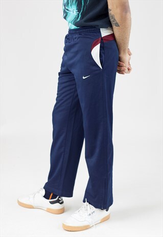 VINTAGE 90'S NIKE NAVY TRACKSUIT BOTTOMS