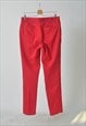VINTAGE 90S NIKE TROUSERS IN RED