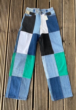 REWORKED PATCHWORK JEANS