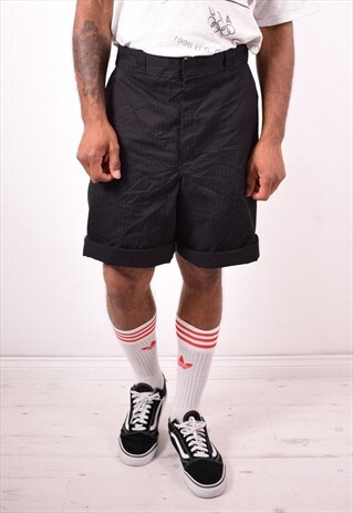 DICKIES MENS VINTAGE SHORTS W36 BLACK 90S
