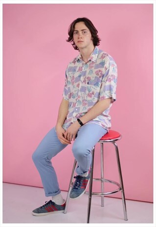 VINTAGE ABSTRACT PATTERN SHIRT