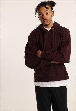 VINTAGE CHAMPION EMBROIDERED LOGO HOODIE