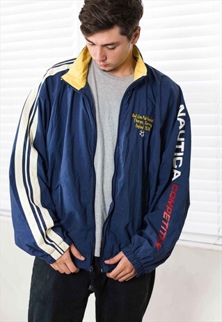 VINTAGE NAUTICA JACKET LOGO 90S XXL 16.8