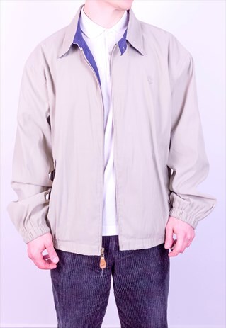 VINTAGE TIMBERLAND HARRINGTON JACKET IN BEIGE XL