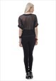 SHEER BACK PRINT TOP