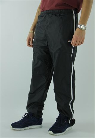 FILA TRACK PANTS BLACK