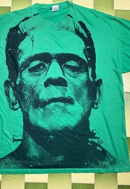 Frankenstein All Over Print T-Shirt Big Print