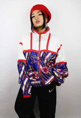 VINTAGE NAUTICAL PRINTED TOP / JACKET
