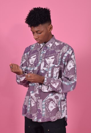 SEIDEN STICKER PURPLE, BLUE AND WHITE MOVIE REEL SHIRT