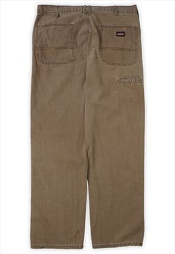 Vintage Dickies Workwear Brown Trousers Womens