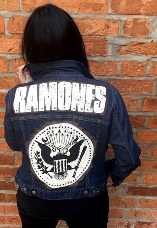 RAMONES REWORKED DENIM JACKET