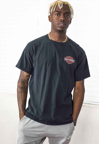 VINTAGE HARLEY-DAVIDSON T-SHIRT LOGO 90S SM 7.7