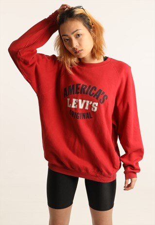 VINTAGE LEVI'S PRINT SPELLOUT SWEATSHIRT