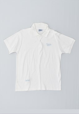 Vintage 90's Reebok Polo Shirt White