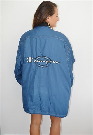 90S CHAMPION VINTAGE BIG LOGO JACKET