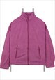 Vintage 90's Columbia Fleece Jumper Spellout Logo Zip Up