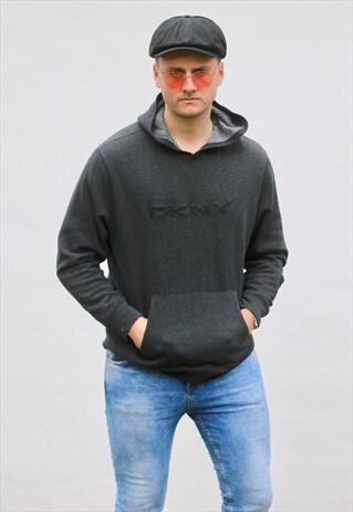 DKNY USA 90S ASPHALT HOODED SWEAT