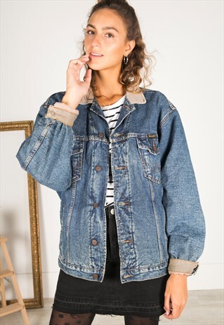 VINTAGE 80S WRANGLER WINTER BLANKET JACKET / R3100R143