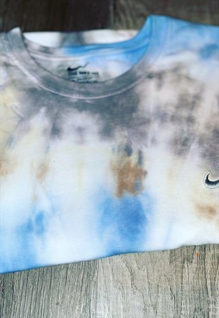 NIKE CUSTOM TIE DYE UNISEX T-SHIRT - WOODLAND