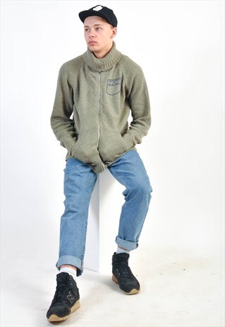 VINTAGE 90'S ZIP CARDIGAN
