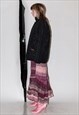 VINTAGE 90'S QUILTED OVERSIZE JACKET IN SABLE BLACK