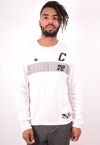NIKE MENS VINTAGE TOP LONG SLEEVE MEDIUM WHITE 90S