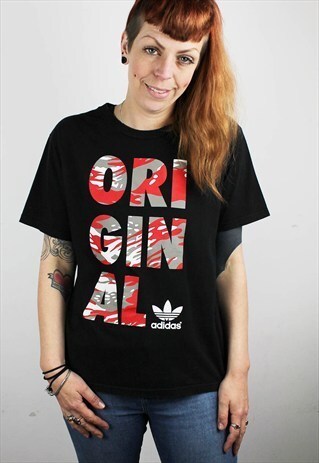VINTAGE 90S OVERSIZED ADIDAS ORIGINAL CAMO T-SHIRT