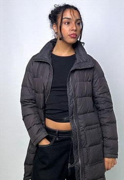 Black y2ks Burberry Puffer Jacket Coat