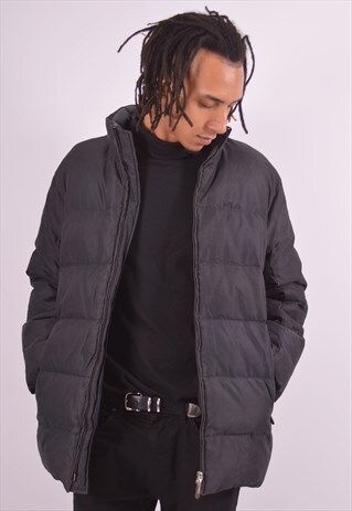 VINTAGE FILA PADDED JACKET BLACK