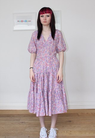 70S COTTON BOHO SUMMER DRESS