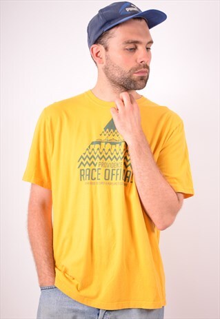 NIKE MENS VINTAGE T-SHIRT TOP XL YELLOW