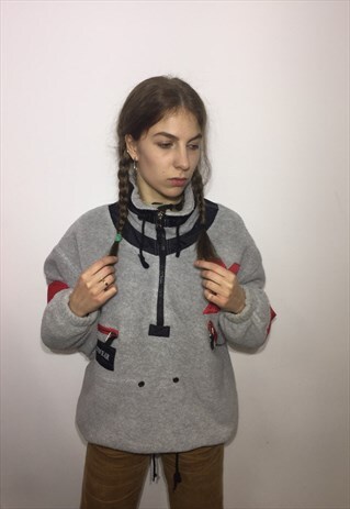 VINTAGE 90' OLDSCHOOL UNISEX GREY CREATIVE SWEATSHIRT