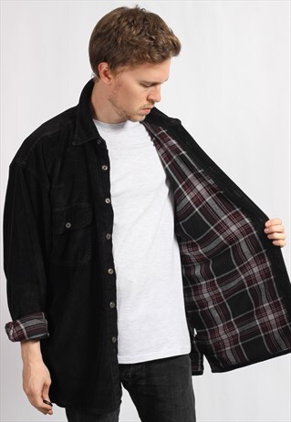 VINTAGE BLANKET LINED CORDUROY SHIRT