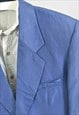 VINTAGE 00S LIGHT BLAZER JACKET IN BLUE