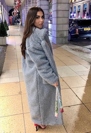 GREY TEDDY COAT