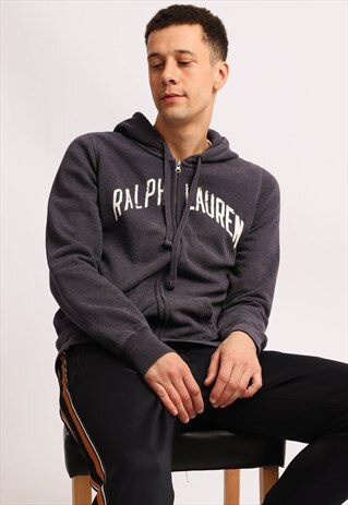 VINTAGE POLO RALPH LAUREN ZIP-UP SWEATSHIRT