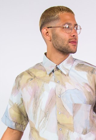 VINTAGE 90'S CRAZY PATTERN SHIRT FESTIVAL IBIZA