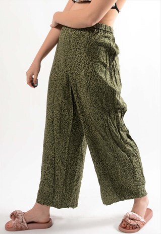 FESTIVAL SUMMER LEOPARD PRINT TROUSERS