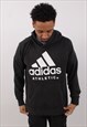 Vintage Men's Adidas Black Pullover Hoodie