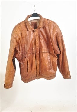 VINTAGE 90S real leather jacket