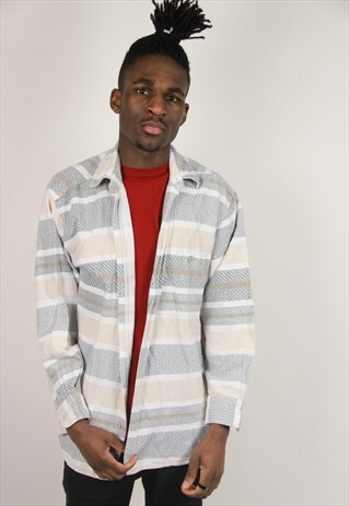 VINTAGE PATTERNED FLANNEL SHIRT