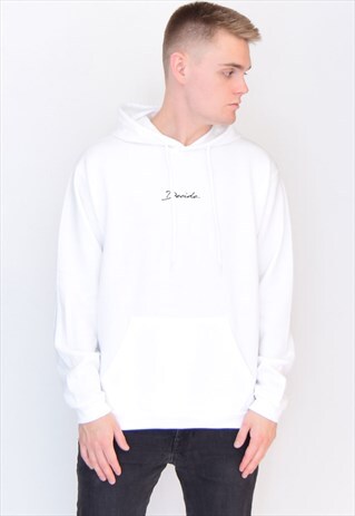 WHITE DECIDE HOODIE