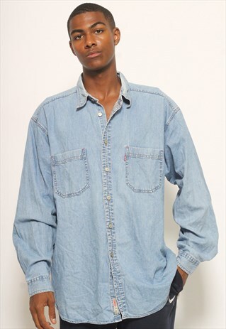 VINTAGE LEVIS HEAVY DENIM SHIRT
