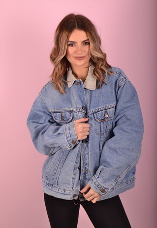 LEE FLANNEL LINED DENIM JACKET GDF1805