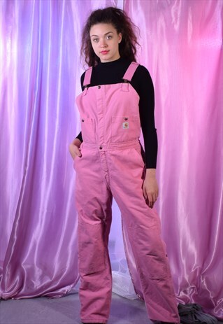 VINTAGE CARHARTT PINK DUNGAREES