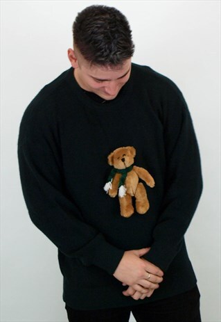 VINTAGE 3D CHRISTMAS JUMPER