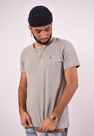 VINTAGE TIMBERLAND T-SHIRT TOP GREY